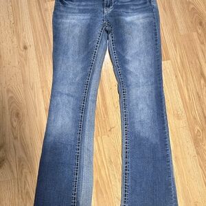 Wallflower Blue Flare Jeans - Medium Wash